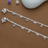 Chinni Bala Traditional 925 Silver Kid Anklet (1-2 Yrs)