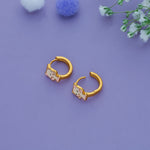 Cute Kitty 925 Silver Lock Type Kid Earring (3+ Yrs) Iyal
