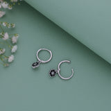 Glowy Petal 925 Silver Hoop (5+ Yrs)