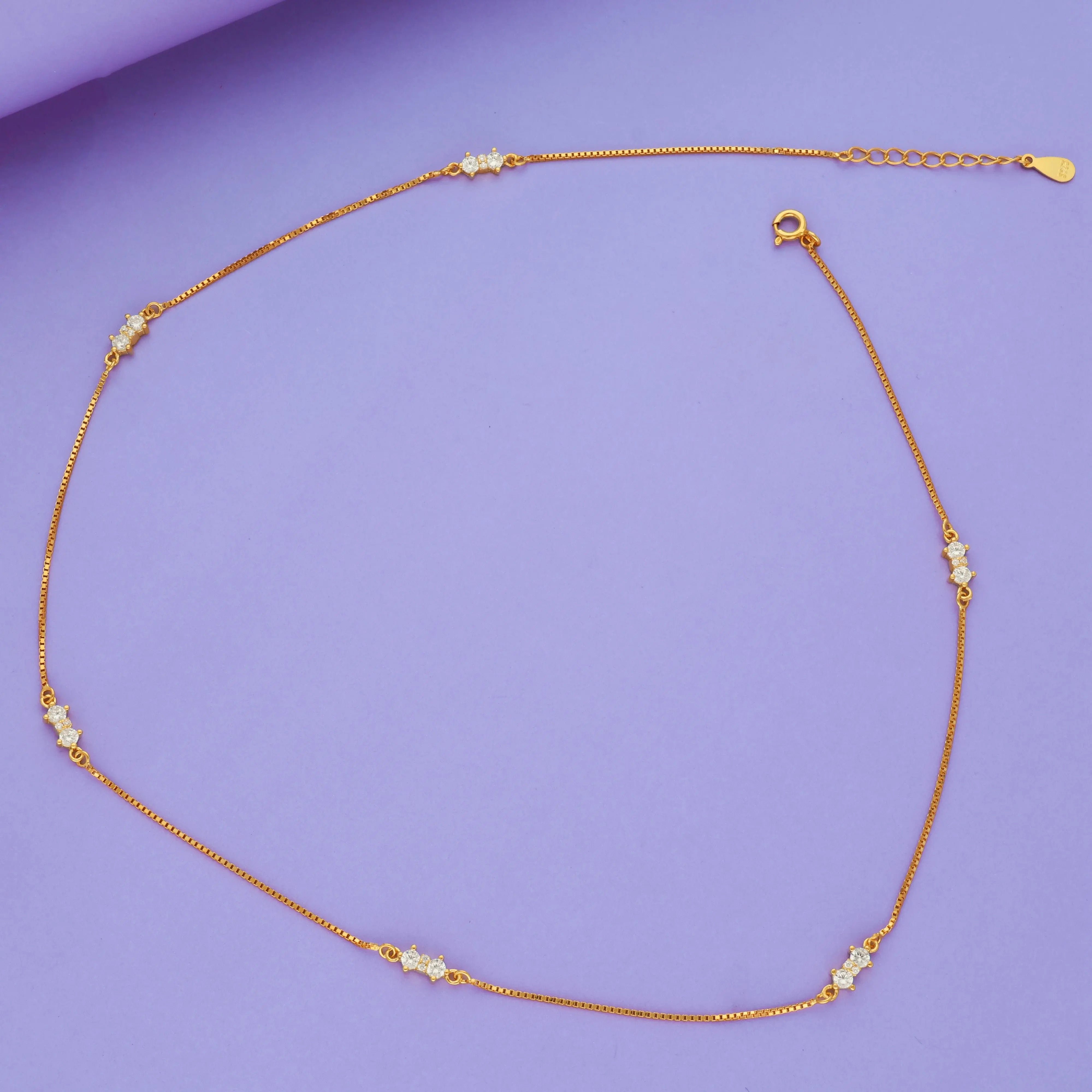 Bloom Charm 925 Sterling Silver Necklace Chain