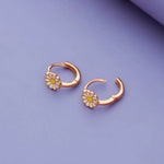Petal Pop 925 Silver Kids Hoop Earrings