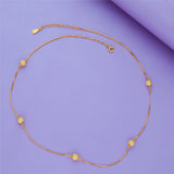 Elegant Bead 925 Sterling Silver Chain Necklace
