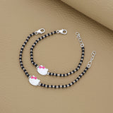 925 Silver Kids Nazariya with Kitty Charm