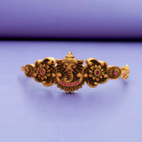 925 Silver Antique Gold-Plated Ganesha Kada