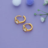Frosty Penguin 925 Silver Kid Hoop Earring (3+ Yrs)