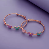 925 Silver Butterfly Kids Bangles