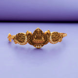 Kamalika Lakshmi Peacock 925 Silver Bracelet kada