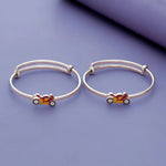 Tiny Racer Motorbike 925 Silver Kids Bangles (0-5 Yrs)