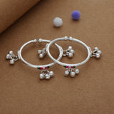 Komal Jhankar Pure Silver Kid Anklet(0-6Months)