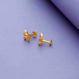 925 Silver Flutter Sparkle Kids Studs