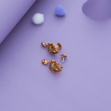 Vara Lakshmi Traditional 925 Gold Polish Silver Earring
