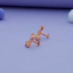 Yellow Giraffe 925 Sterling Silver Kids Stud (3+ Yrs)