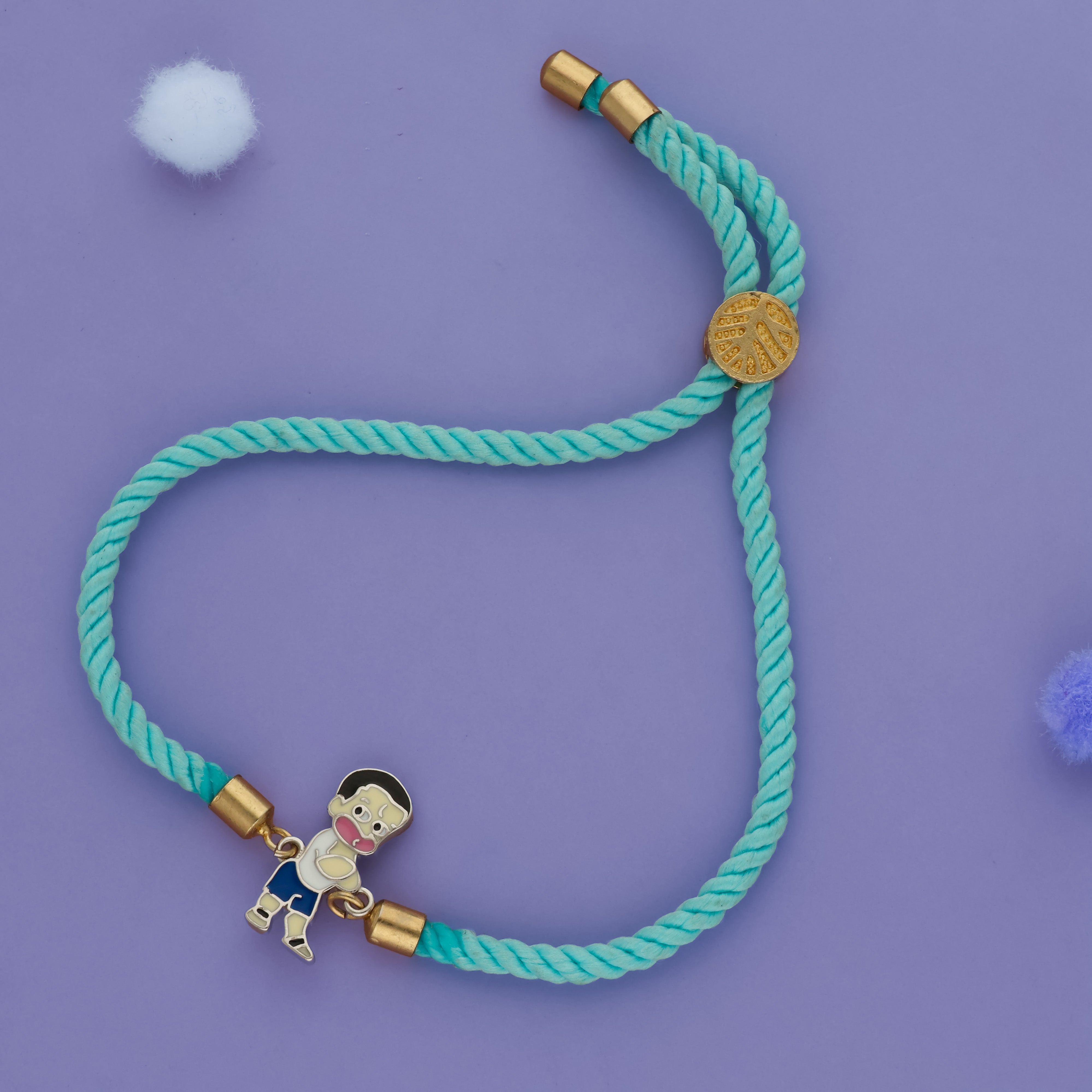 Little Champ 925 Silver Kids Rakhi