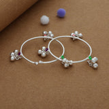 Kumkum Bells 925 Silver Kid Anklet(1-2Yrs)