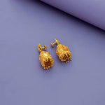 925 Silver Mayura Hastha Gajalaxmi Jhumkas
