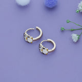 Frosty Penguin 925 Silver Kid Hoop Earring (3+ Yrs)