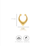 925 Silver V-Shape Septum Ring Non Piercing