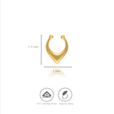 925 Silver V-Shape Septum Ring Non Piercing
