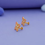 925 Silver Butterfly Kids Earring (3+ Yrs)