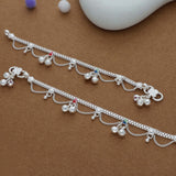 Royal Charm Cascade Traditional 925 Silver Kid Anklet(1-2 Yrs)