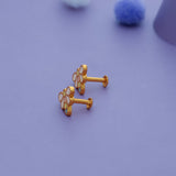 Butterfly Bliss 925 Sterling Silver Kids Stud Earrings (3+ Yrs)