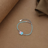 Baby Elephant Thread 925 Silver Anklet for Kids(0 - 2Years)