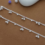 Little Fairy Traditional 925 Silver Kid Anklet(3-4 Yrs)