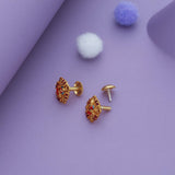 Mangala-Kona Traditional 925 Gold Polish Silver Kid Earring