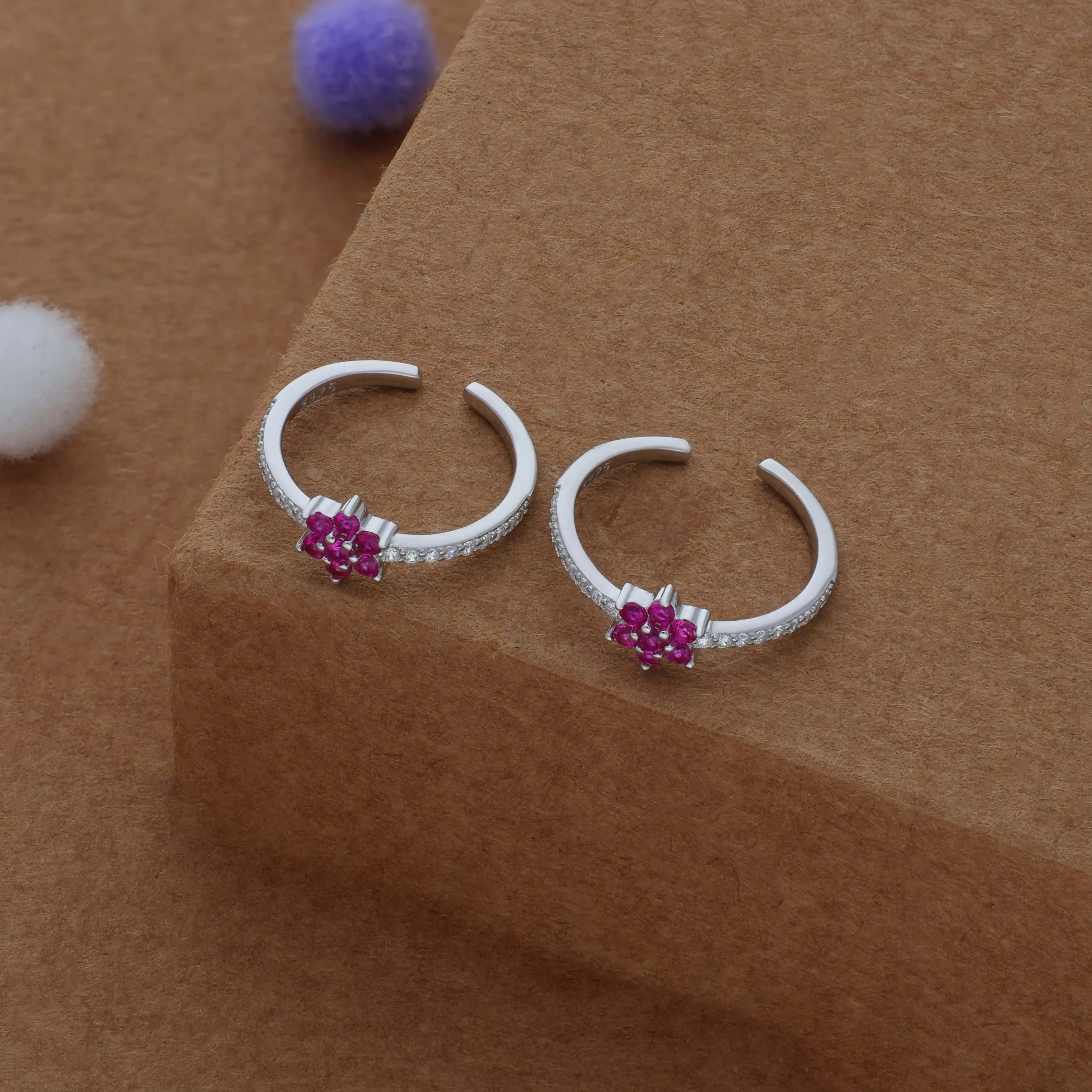 Lavender Spark 925 Silver Toering