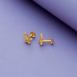 925 Silver Graceful Wings Kids Stud Earrings
