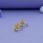 925 Sterling Silver Earrings for Baby Girl with Flower Design