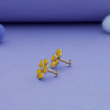 925 Sterling Silver Earrings for Baby Girl with Flower Design