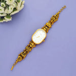 Antique Gold Plated 925 Silver Oval Watch