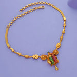 Radha Madhav 925 Sterling Silver Gold-Plated Necklace