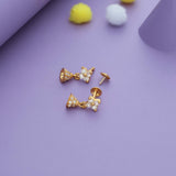 Tiny Mist 925 Gold Polish Silver Kid Drop Earring(6+ Yrs)