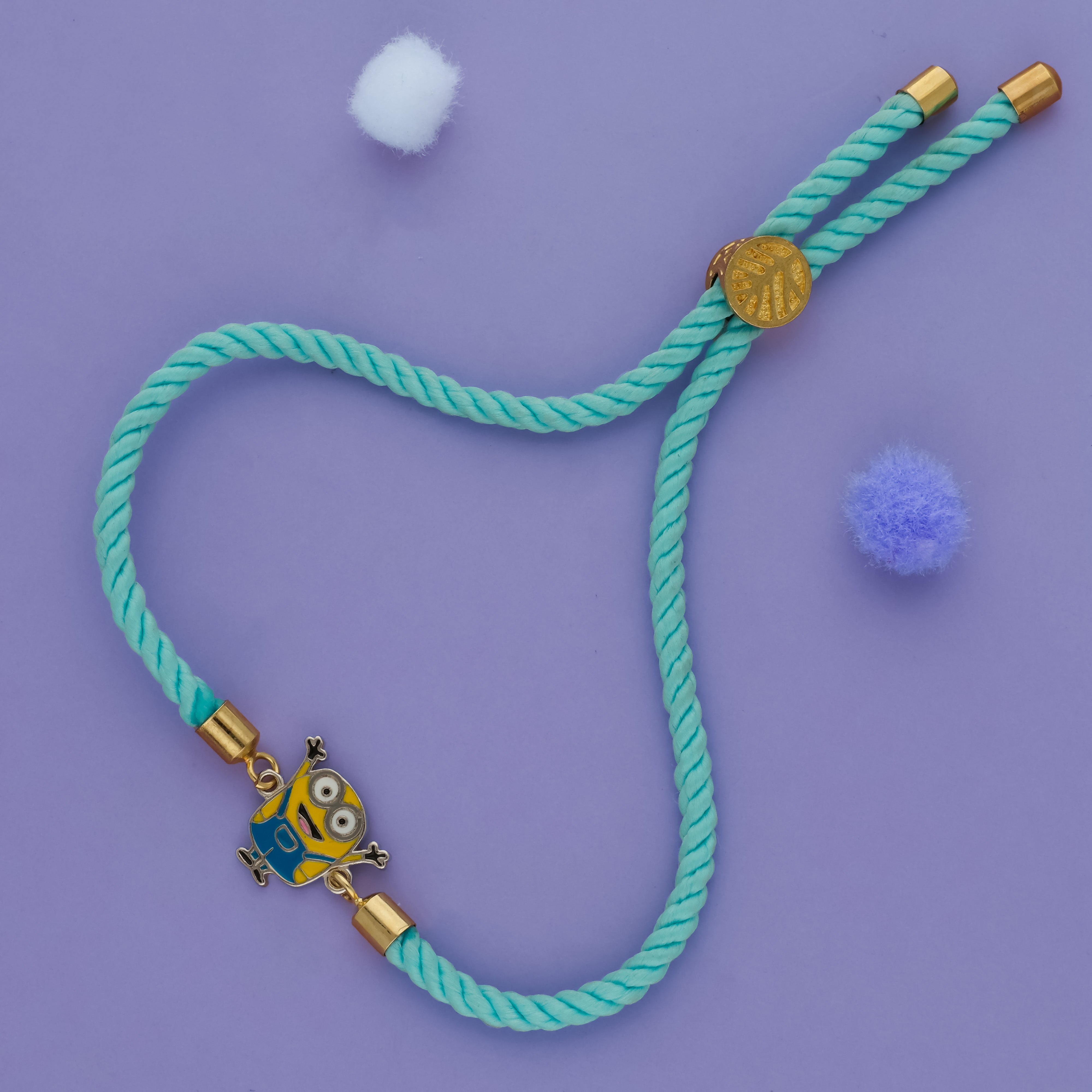 Cute Nippon 925 Silver Children Rakhi
