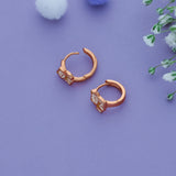 White Kitty 925 Silver Lock Type Kid Earring (3+ Yrs)