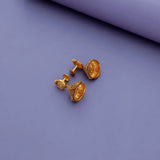 925 Silver Floral Temple Jewelry for Festive Wear