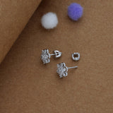 Kumkuma Pushpa 925 Silver Women Stud Earring