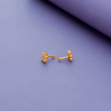Charming Flower 925 Silver Stud Earrings