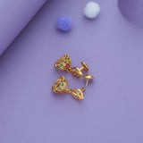 Mini Chandrika Gold Polish 925 Silver Jhumka