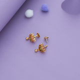 Komalika Traditional 925 Gold Polish Silver Earring