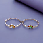 925 Silver Rainbow Skies CZ Kids Bangles (0-5 Yrs)
