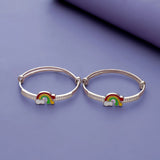 925 Silver Rainbow Skies CZ Kids Bangles (0-5 Yrs)
