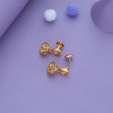 Varnika Gold Polish 925 Silver Traditional Kid Earring