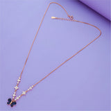 Blue Butterfly 925 Silver Charm Necklace