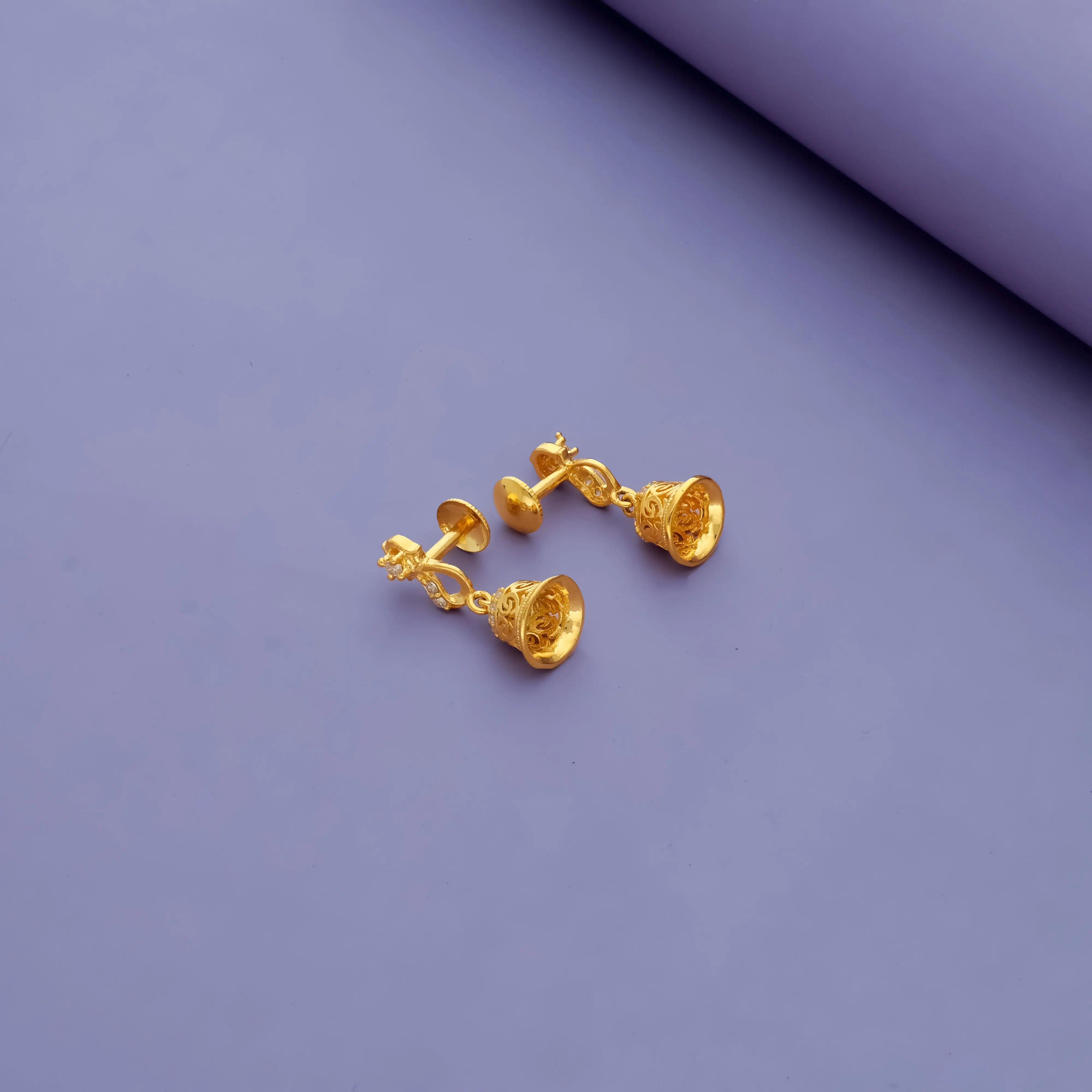 Swan 925 Silver Traditional Jhumkas