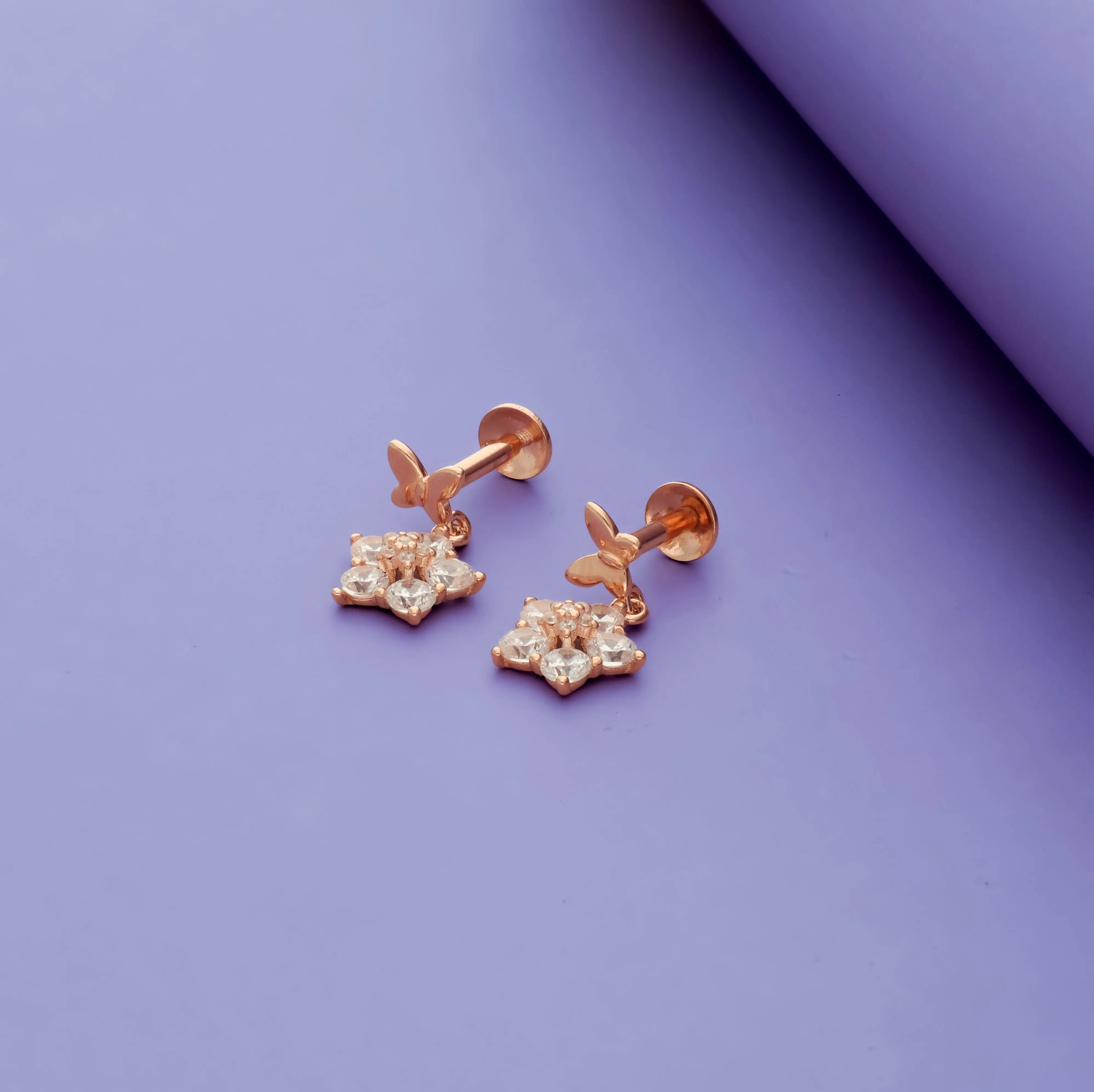 Fairy Wings Charm 925 Sterling Silver Drops