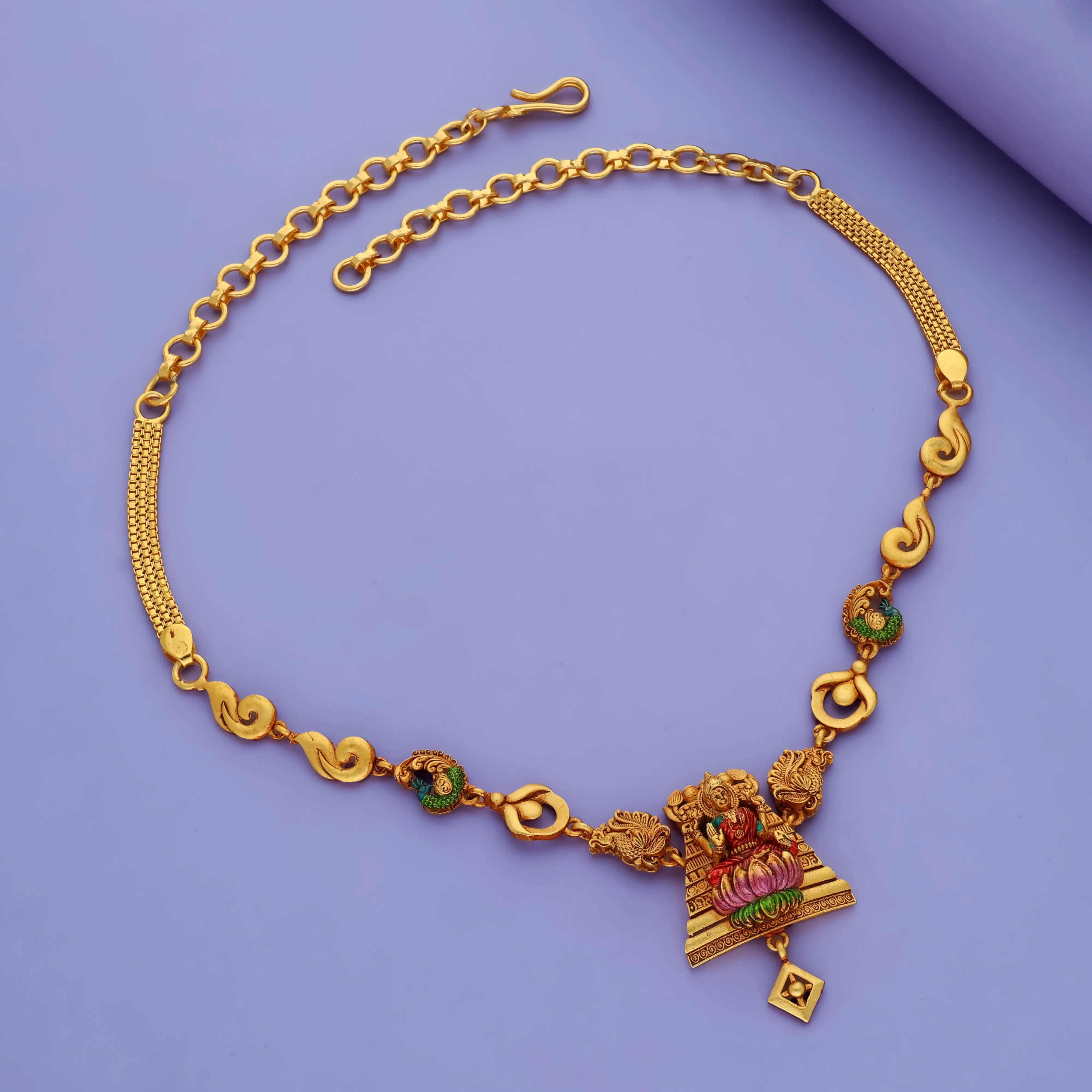 Vaibhavi 925 Sterling Silver Traditional Necklace