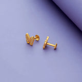 925 Silver Fairy Wings Kids Studs for Children